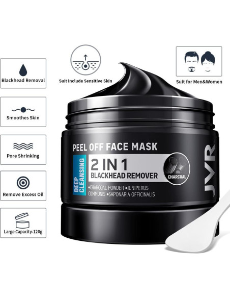 Mascarilla Peel Off JVR 240 ml - Removedora de Puntos Negros