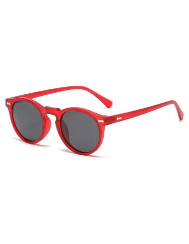 Gleyemor Gafas de Sol Polarizadas Redondas UV400 Unisex
