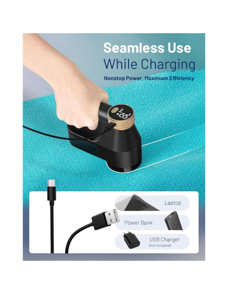 Quitapelusas eléctrico BEAUTURAL 1-MR02NA14 portátil 6 cuchillas