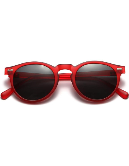 Gleyemor Gafas de Sol Polarizadas Redondas UV400 Unisex Gleyemor Gafas de Sol Polarizadas Redondas UV400 Unisex