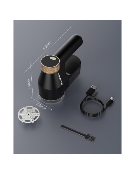 Quitapelusas eléctrico BEAUTURAL 1-MR02NA14 portátil 6 cuchillas