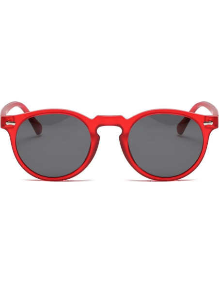 Gleyemor Gafas de Sol Polarizadas Redondas UV400 Unisex Gleyemor Gafas de Sol Polarizadas Redondas UV400 Unisex