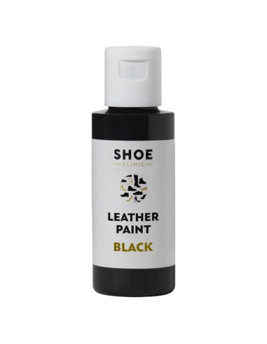 Pintura de Cuero Shoe Clinic 50ml Negra - Resistente y Rápida