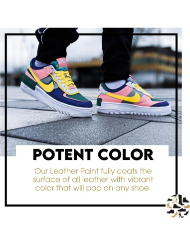 Pintura de Cuero Shoe Clinic 50ml Negra - Resistente y Rápida