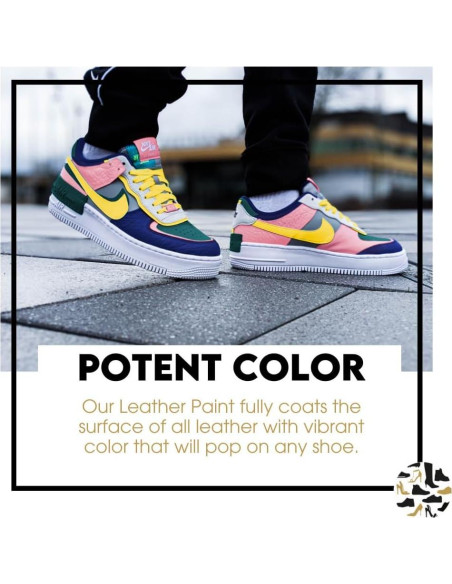 Pintura de Cuero Shoe Clinic 50ml Negra - Resistente y Rápida