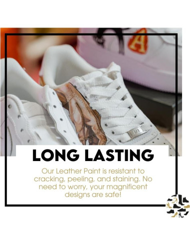 Pintura de Cuero Shoe Clinic 50ml Negra - Resistente y Rápida