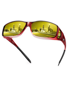 Gafas de Conducción Nocturna Peekaco Polarizadas HD Unisex