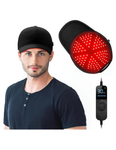 Gorra de Crecimiento de Cabello Viconor con Láser Negra