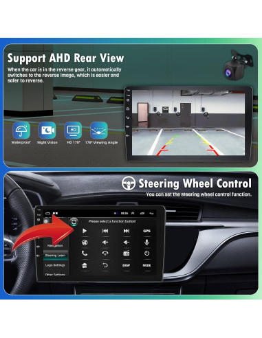 Estéreo Android 13 9" WheelX para Toyota Corolla 2009-2013