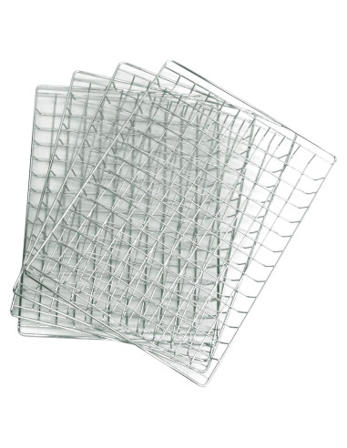 Conjunto de 4 rejillas de acero inoxidable Bradley Smoker 38x27cm