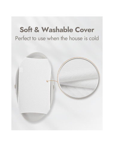 Almohadilla para Cambiar Bebés Papablic Gris Pro, Impermeable y Antideslizante