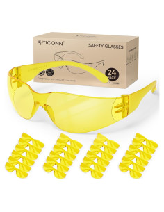 Gafas de Seguridad TICONN Transparentes Resistencia Rayones