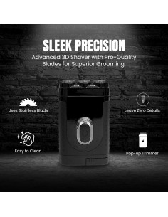 Afeitadora Eléctrica TacShaver 3D Impermeable para Hombres 2