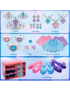 Vestido de Princesa para Niñas Mrabbitoo con Accesorios 2