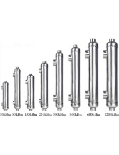 Intercambiador de Calor AB SP-300K-S Acero Inoxidable 316L 300 kBtu 2