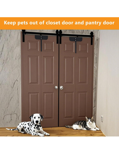 Cerradura Bifold de Metal GZQIUYI Ajustable 1.5-5.1 cm Negra