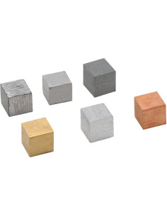 Juego de Cubos de Densidad EISCO - 6 Metales - 20mm 2
