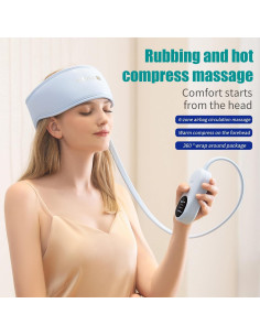Masajeador de Cabeza TLINNA con Calefacción y Presión Ajustable 2