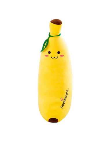 Almohada de Peluche de Plátano 48cm OUKEYI - Suave y Bonita