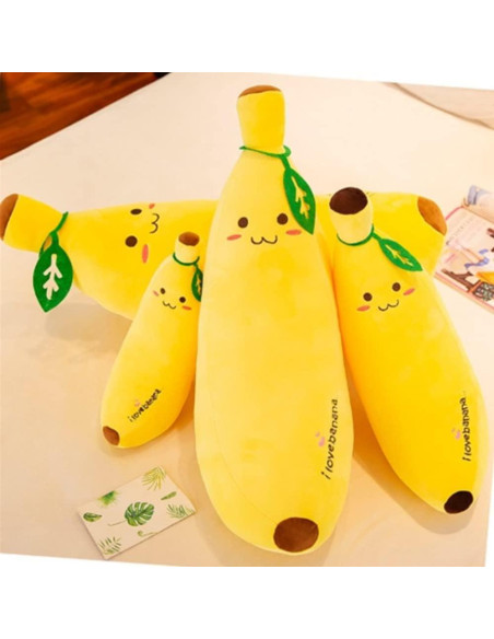 Almohada de Peluche de Plátano 48cm OUKEYI - Suave y Bonita