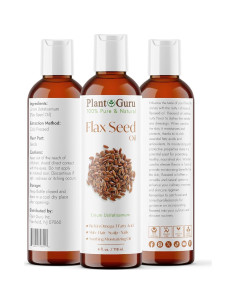 Aceite de Semilla de Lino 118 ml Prensado en Frío 100% Puro 2