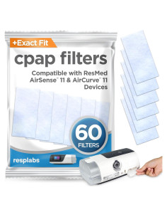 Filtros CPAP Resplabs para ResMed AirSense 11 - Paquete de 60