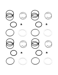 Kit de Resorte con Bola de Acero DEWALT DCF885 DCF886 DCF805 - 4 Paquetes
