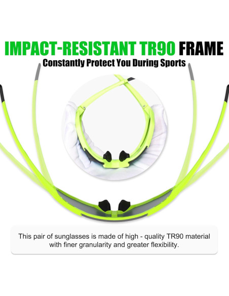 Gafas de Sol Deportivas X-TIGER con 5 Lentes Intercambiables Gafas de Sol Deportivas X-TIGER con 5 Lentes Intercambiables