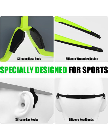 Gafas de Sol Deportivas X-TIGER con 5 Lentes Intercambiables