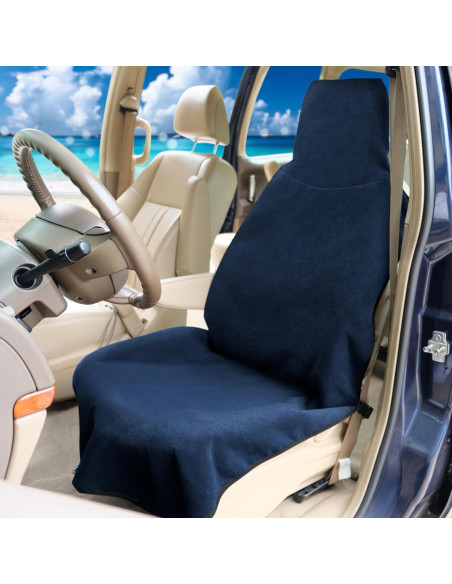 Funda de Asiento Impermeable INFANZIA para Coche Universal Azul
