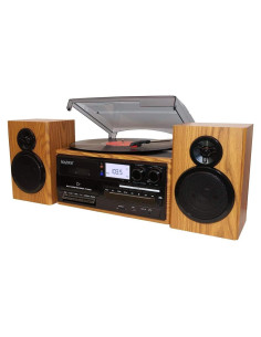 Reproductor de Vinilo Boytone BT-28SPW Bluetooth 3 Velocidades