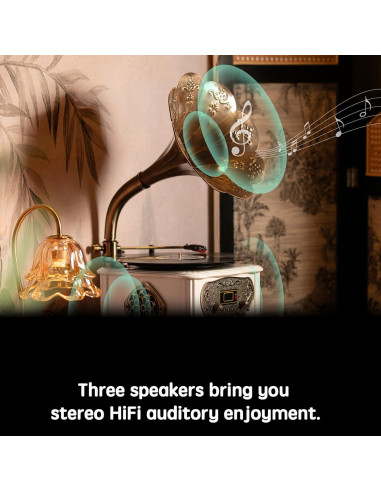 Fonógrafo Retro Hofeinz VS-1722 con Bluetooth y USB