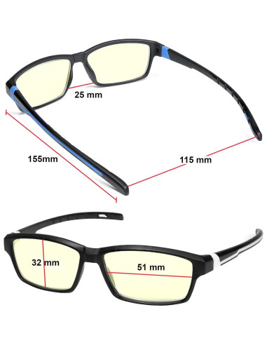 Gafas de Lectura Success Eyewear Anti Reflejo 0.0x Set de 2