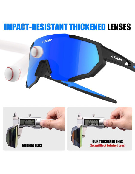 Gafas de Sol X-TIGER Polarizadas con 5 Lentes Intercambiables Gafas de Sol X-TIGER Polarizadas con 5 Lentes Intercambiables