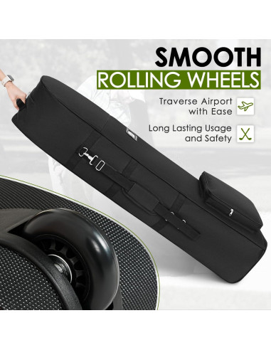 Bolsa de Viaje para Golf DAREKUKU 127x38x25.4cm Negra