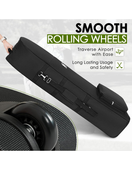 Bolsa de Viaje para Golf DAREKUKU 127x38x25.4cm Negra