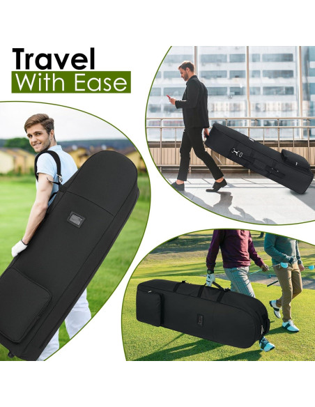 Bolsa de Viaje para Golf DAREKUKU 127x38x25.4cm Negra
