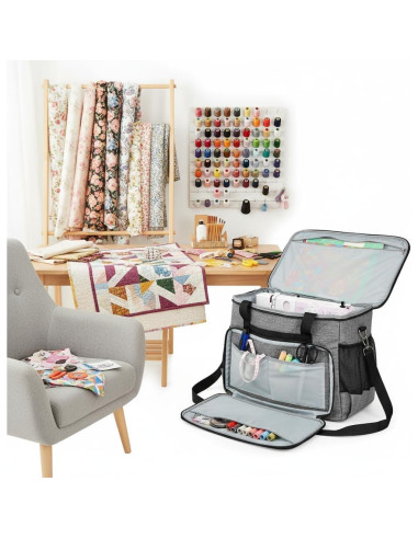 Funda de Transporte para Máquina de Coser Elsjoy 43.2x22.9x31.8cm