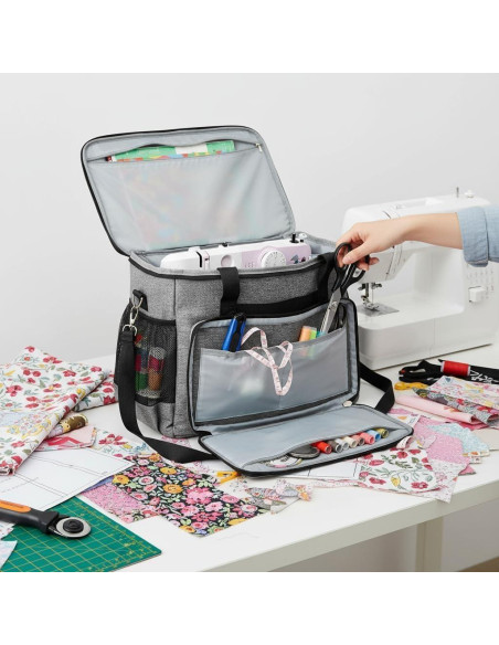 Funda de Transporte para Máquina de Coser Elsjoy 43.2x22.9x31.8cm