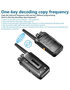 Walkie Talkies Quanzhou Wanneton F1 4 Pack 1500mAh 2