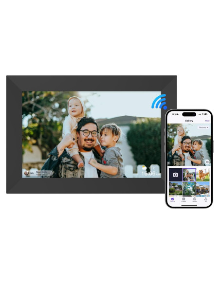 Marco de Fotos Digital Pixedge 10.1" WiFi 16GB Pantalla IPS