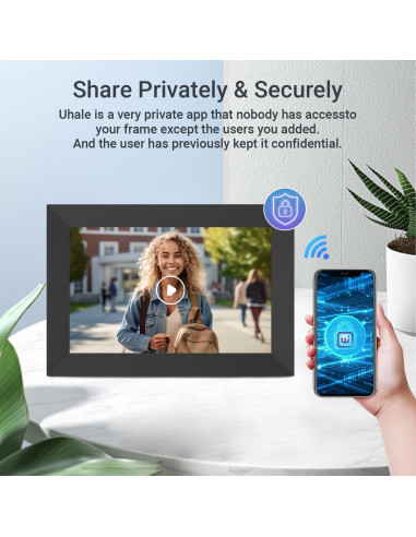 Marco de Fotos Digital Pixedge 10.1" WiFi 16GB Pantalla IPS