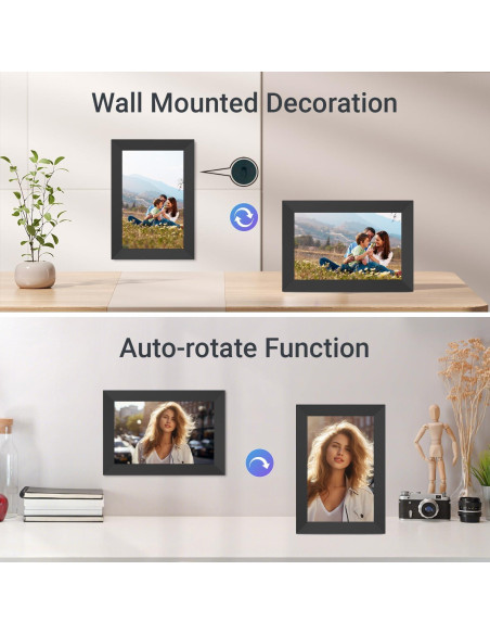 Marco de Fotos Digital Pixedge 10.1" WiFi 16GB Pantalla IPS