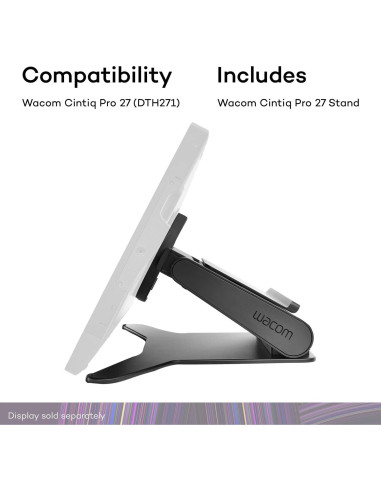 Soporte Wacom Cintiq Pro 27 Ajustable Negro