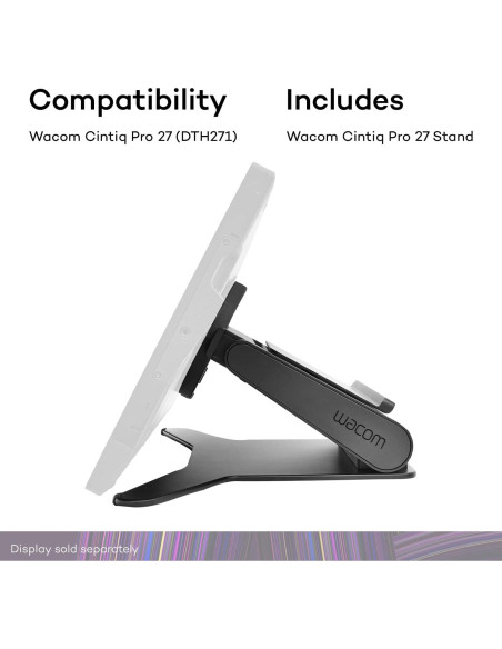Soporte Wacom Cintiq Pro 27 Ajustable Negro