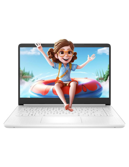 Portátil HP 14" Intel Celeron 16GB RAM 64GB SSD Blanco