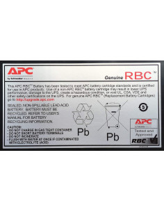 Batería de Reemplazo APC APCRBC115 para UPS Smart-UPS 2