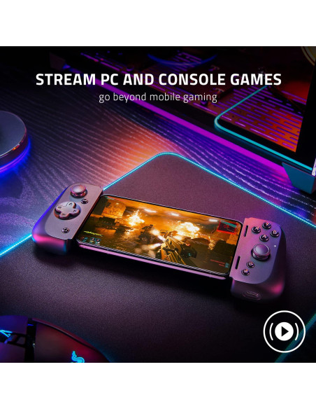 Controlador Móvil Razer Kishi V2 para Android - Ergonómico