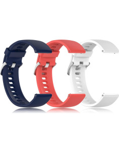 Correas de Reloj Z.DuDuZAZA para Xiaomi Mi Watch 22mm [3 Paquetes] 2