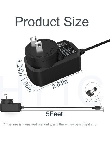 Cable de Alimentación F1TP 15W para Echo Dot y Show 5